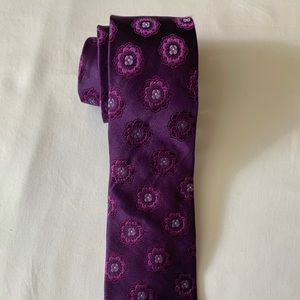 Ike Behar woven silk tie